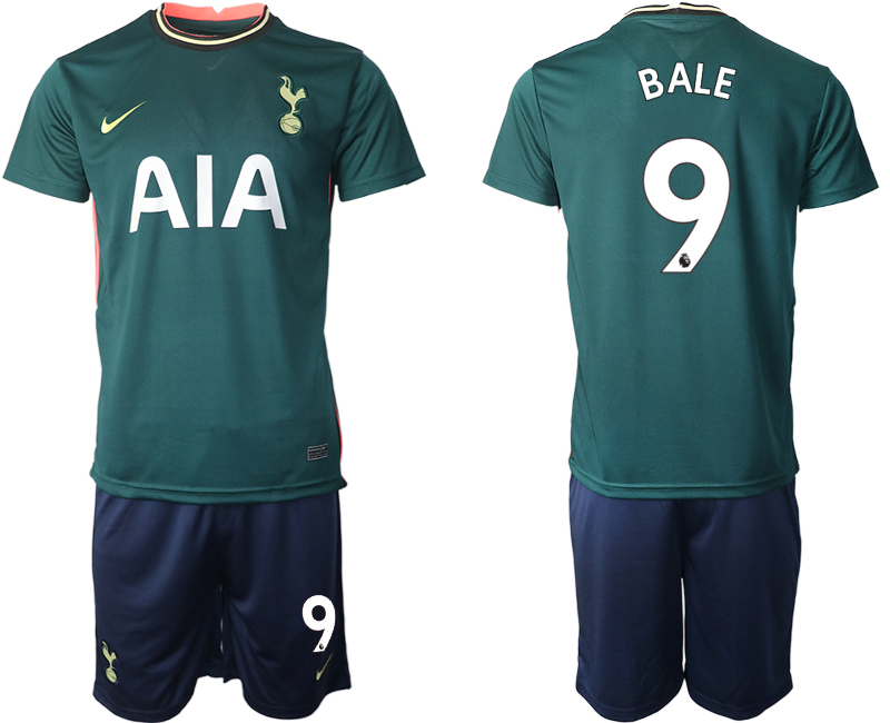 Men 2020-2021 club Tottenham away #9 green Soccer Jerseys